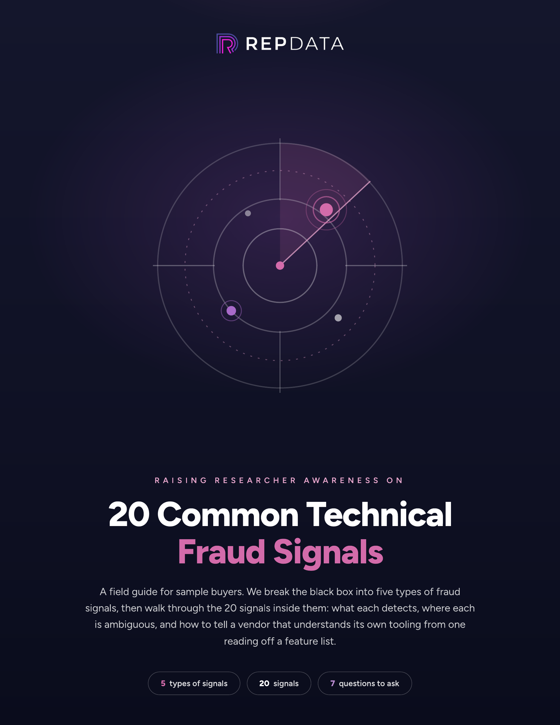 20 Common Technical Fraud Signals cover